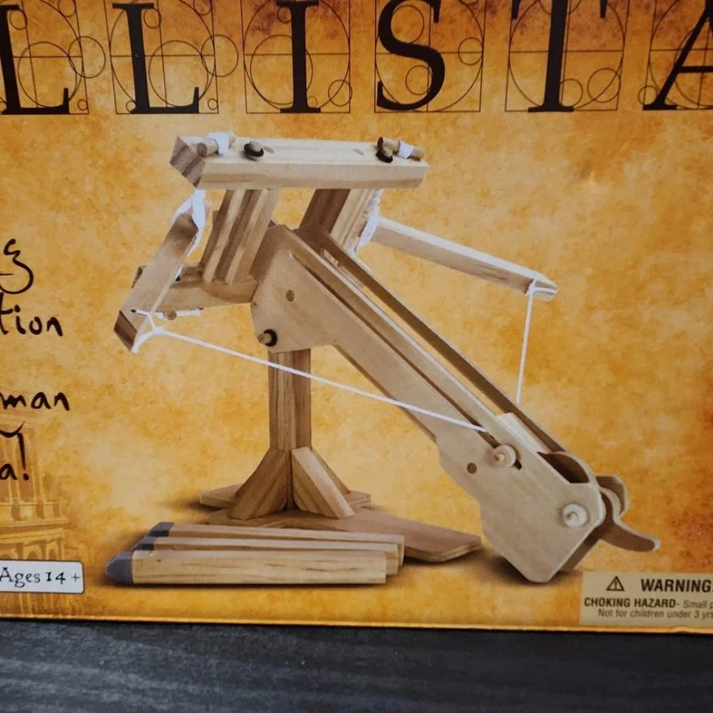 NEW Roman Ballista Model Kit History Pathfinders Wood Launcher Dart craft Kit